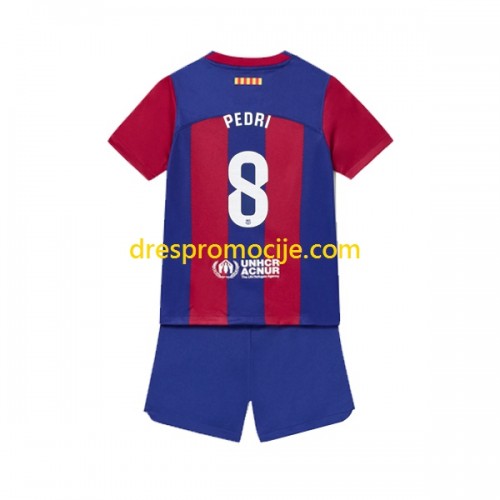 FC Barcelona Pedri 8 Dres Dječji Domaći 2023/2024 Kratkih Rukava FC Barcelona Pedri 8 Dres Dječji Domaći 2023/2024 Kratkih Rukava